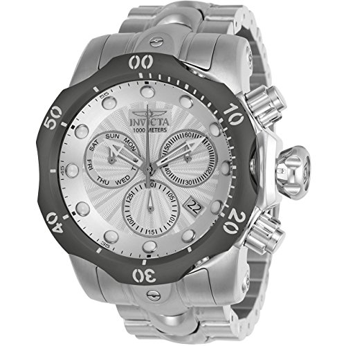 【中古】【未使用・未開封品】Invicta Men 's 23890?Venomクオーツクロノグラフアンティークシルバーダイヤル時計