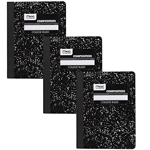【中古】【未使用・未開封品】(Pack of 3) - Mead Composition Books/Notebooks, College Ruled Paper, 100 Sheets, 3 Pack (38111)