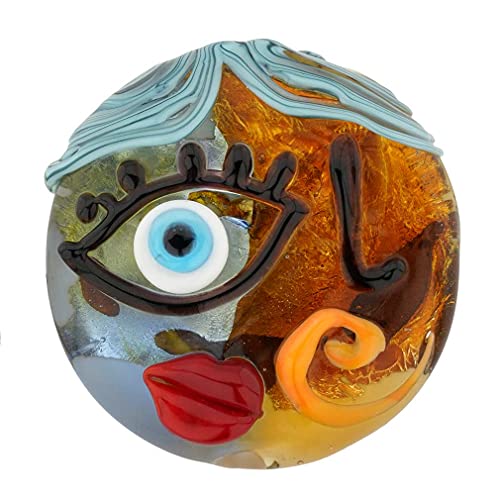 【中古】【未当て嵌める・未開封品】GlassOfVenice ムラーノガラス パブロ・ピカソ 人間の顔シャンデリヤ