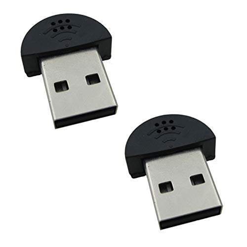 【中古】【未当てはめる・未開封品】igoolee 2個USB 2.0ミニマイクロホン、万覚え帳マイコン/勉強机いの一番マイコンプラグアンドプレイfor Skype、MSN Yahoo録画、Youtube、Google声音探し回ると力くらべ