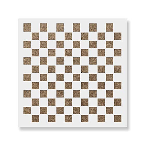 【中古】【未使用・未開封品】チェッカーパターンステンシル 繰り返し使えるステンシル ペイント用 マイラーステンシル クラフト/デコレーション用｜AJIMURA-SHOP