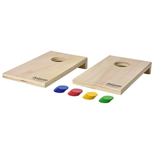 【中古】【未使用・未開封品】GoSports Coinshot Mini Tabletop Cornhole Game Set