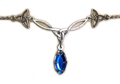 【中古】【未使用・未開封品】Moon Maiden Jewelry ケルトトリケトラ トリニティノット ヘッドピース ブルー