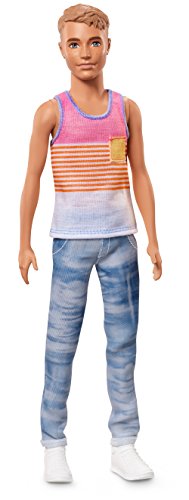 【中古】【未使用・未開封品】Barbie ケン ファッショニスタ ハイプ・ストライプ・ドール スリム