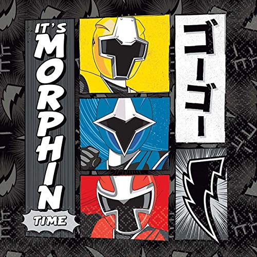 【中古】【未当て嵌める・未開封品】Power Rangers \u0027Ninja Steel\u0027 Small Napkins (16コンピュータ断層撮影法)