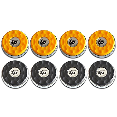 【中古】【未使用・未開封品】TORPSPORTS (Dia.58mm)2-1/4'' Shuffleboard Pucks, Matt surface Set of 8 Orange/Black画像