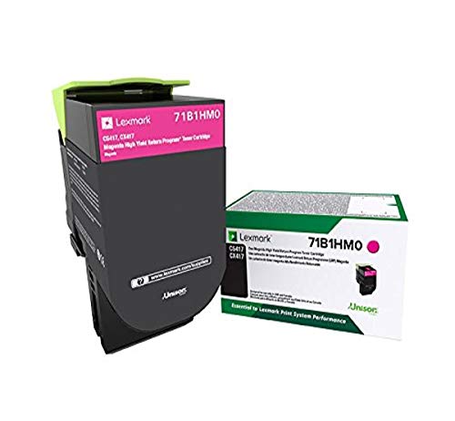 【中古】【未使用・未開封品】Lexmark 71B1HM0 CS417dn CX417de CS517de CX517de Magenta High Yield Return Program Cartridge Toner｜AJIMURA-SHOP