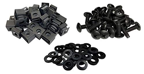【中古】【未使用・未開封品】RackGold m6?slide-onケージナット&ネジW /ワッシャー25-pack???USA製