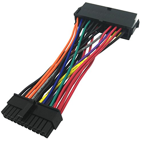 【中古】【未使用・未開封品】COMeap ミニ 24 ピン オス ~ 24ピン メス Atx メイン 電源 アダプター ケーブル Dell Optiplex 380/580/760/780/960/980 3.94インチ（10cm）用
