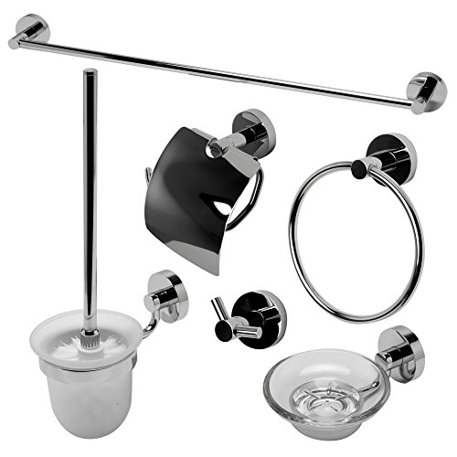 【中古】【未使用・未開封品】ALFI brand AB9513-PC Polished Chrome 6 Piece Matching Bathroom Accessory Set｜AJIMURA-SHOP