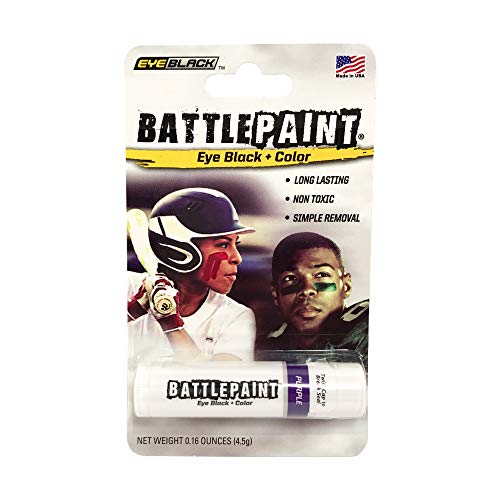 【中古】【未使用・未開封品】EyeBlack battle-paintグリース、豊富な鮮やかな色、Worn By The Pros、パープル