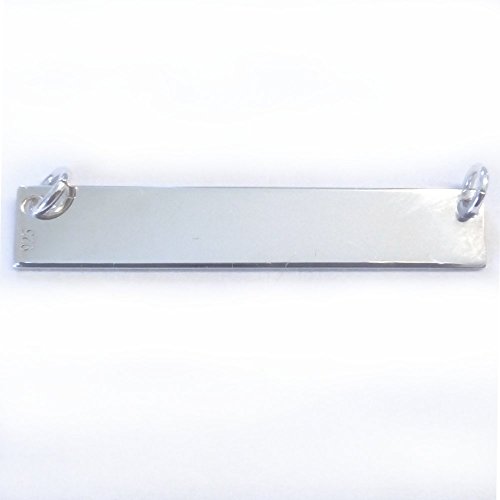 【中古】【未使用・未開封品】3個入り。 JensFindings 刻印可能 スターリングシルバー 長方形バー リング付き (25x5mm)|AJIMURA-SHOP