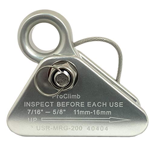 【中古】【未使用・未開封品】ProClimb Arborist ロープグラブ - 取り外し可能なカム、固定ボルト&ナット、フリップラインアジャスター - ロープサイズ7/16インチ~5/8インチ|AJIMURA-SHOP
