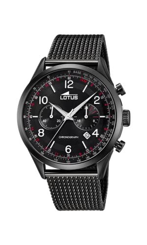 【中古】【未当て嵌める・未開封品】[成人男性用ウオッチ]Lotus Watches Mens Chronograph Quartz Watch with Stainless Steel Strap 18556/1[並行輸入品]