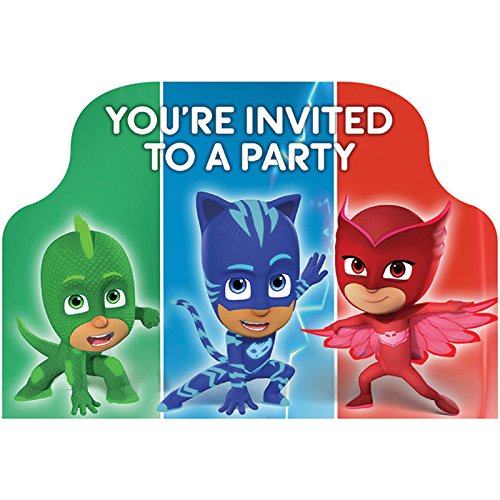 【中古】【未使用・未開封品】PJ Masks Invitations w/ Envelopes (8ct)｜AJIMURA-SHOP