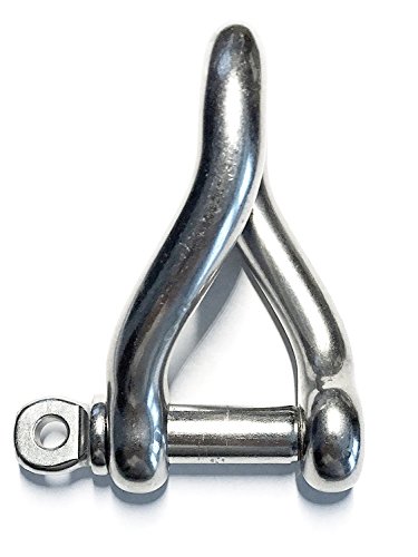 【中古】【未使用・未開封品】Stainless Steel 316 Twist Shackle 1/2\