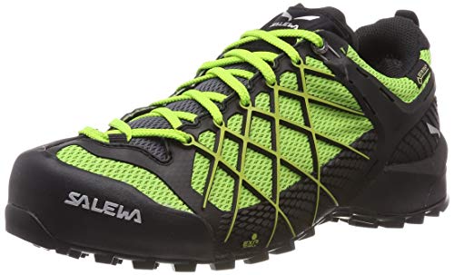【中古】【未当て嵌める・未開封品】Salewa Wildfire 取りかかるシューズ メンズ US 大きさ: 7.5 色つや: 黒いこと