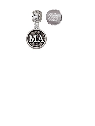 【中古】【未使用・未開封品】Medical Assistant Caduceus Seal???MA家族チャームビーズwith You are more Lovedビーズ( Set of 2?)｜AJIMURA-SHOP
