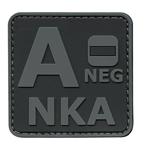 【中古】【未使用・未開封品】Blackout Subdued ANEG A- NKA ブラッドタイプ No Known Allergies タクティカル モラール PVC ラバー ベルクロ面ファスナー パッチ Patch 14,046円