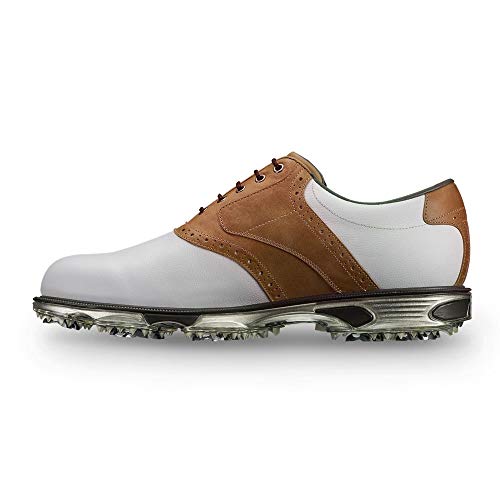 【中古】【未当てはめる・未開封品】FootJoy メンズ DryJoys Tour 前季節表現スタイル ゴルフシューズ US 大いさ: 7 Wide 色合い: 白いこと