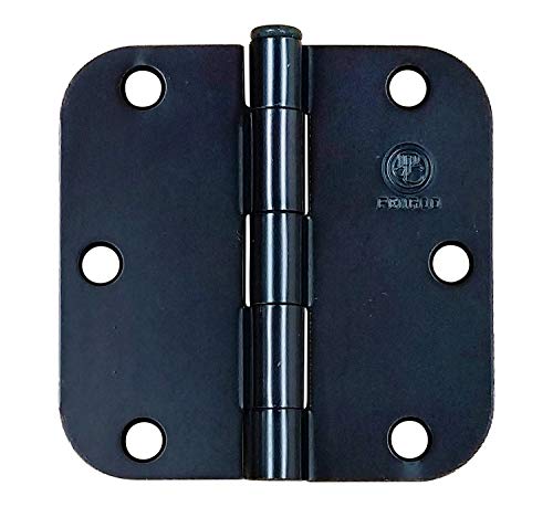 【中古】【未使用・未開封品】ブラックドアヒンジ 3.5インチ 半径5/8インチのペンロッド内部 2個パック