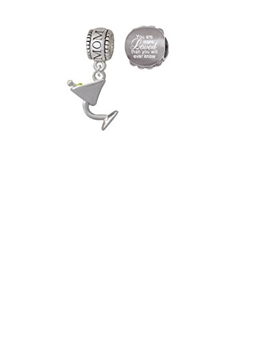 【中古】【未使用・未開封品】Martini Drink withオリーブ家族チャームビーズwith You are more Lovedビーズ( Set of 2?)|AJIMURA-SHOP