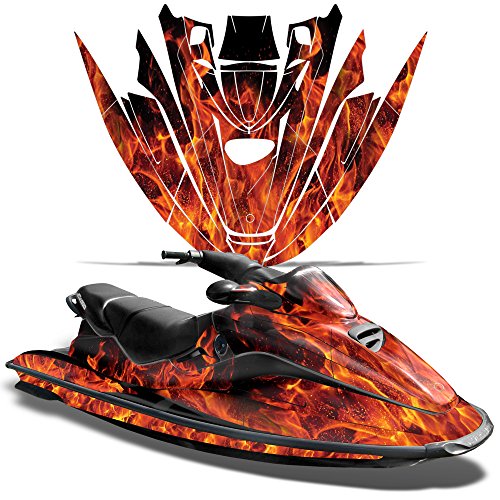 【中古】【未使用・未開封品】Wholesale Decals ジェットスキー グラフィックキット ステッカー デカール Sea-Doo GTX 1996-1999対応 フレームオレンジ｜AJIMURA-SHOP