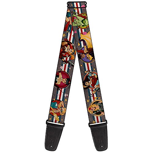 【中古】【未当てはめる・未開封品】バックル落ち込む2inワイドダウンギターストラップ - DC爆裂弾ピンナップガールズ - 2\