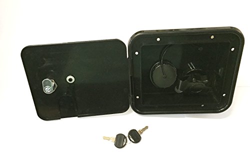 【中古】【未当て嵌める・未開封品】Valterra黒いこと万有引力/ City水ハッチングFill Dish鍵を掛ける手がかりRVトレーラ