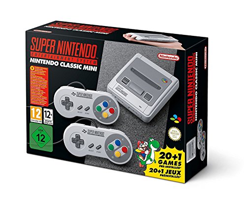 【中古】【未使用・未開封品】Nintendo - Console Nintendo Super Nintendo Classic Mini - 21 jeux inclus + 2 manettes - 0045496343354