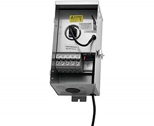 【中古】【未使用・未開封品】Kichler 15CS150SS Landscape Transformer, Stainless Steel