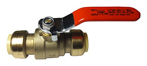 【中古】【未使用・未開封品】10ピース3?/ 4?"プッシュフィットフルポートボールバルブ認定to NSF ansi61鉛フリー真鍮|AJIMURA-SHOP
