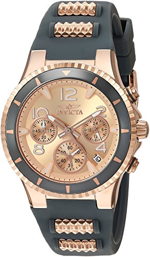 【中古】【未使用・未開封品】Invicta BLU Chronograph Rose Dial Ladies Watch 24189|AJIMURA-SHOP