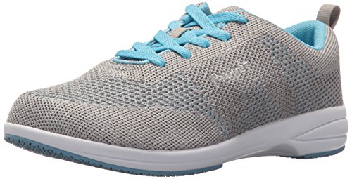 【中古】【未使用・未開封品】[Propet] Women's Washable Walker Evolution Oxford Grey/Light Blue, 6.5 Wide US