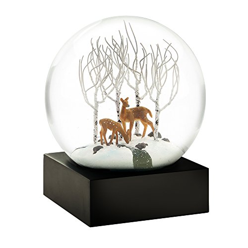 【中古】【未当て嵌める・未開封品】cool snow globes 冷やりとした 白いもの 地球儀【Deer インチ wood】