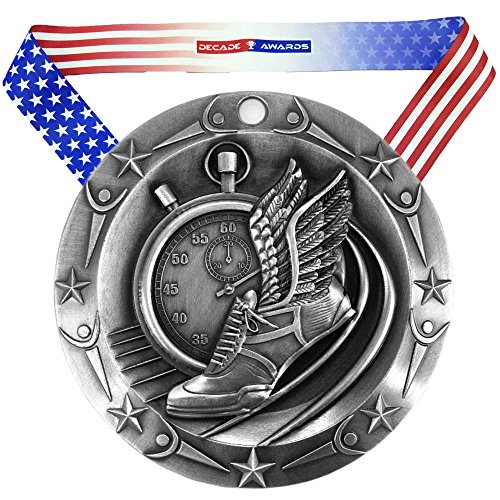 【中古】【未使用・未開封品】ゴールドシルバーブロンズトラックとフィールド世界クラスMedal???3?" Wide強力メタル???Comes With Exclusive Decade Awards Stars & St｜AJIMURA-SHOP