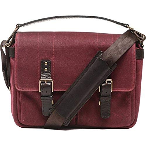 【中古】【未当て嵌める・未開封品】Prince Street Camera Messenger Bag (Crimson, Waxed Canvas)