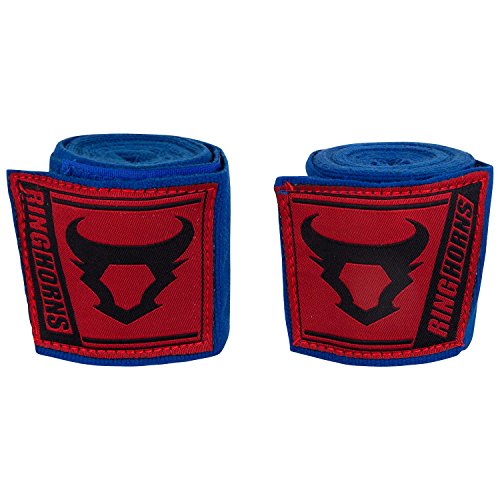 【中古】【未使用・未開封品】RINGHORNS バンテージ ハンドラップ Charger Handwraps （2.5M / ブルー）