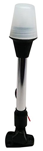 【中古】【未使用・未開封品】Pactrade Marine Pontoon Boat Fold Down Anchor Stern Navigation Light 27cm