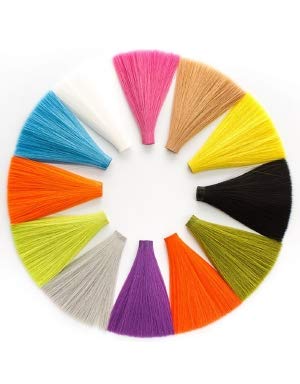 【中古】【未使用・未開封品】(One Size, Blue) - Hareline Dubbin Fly Fishing Fish Skull Faux Bucktail Fly Tying Bucktail Material