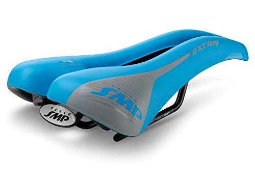 【中古】【未当てはめる・未開封品】SELLE SMP(セラSMP) エクストラ 色合い サドル EXTRA02-AZ ともし火青碧