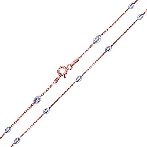 【中古】【未使用・未開封品】スターリングシルバー3.00?MM DCビーズ7.5?\"チェーン