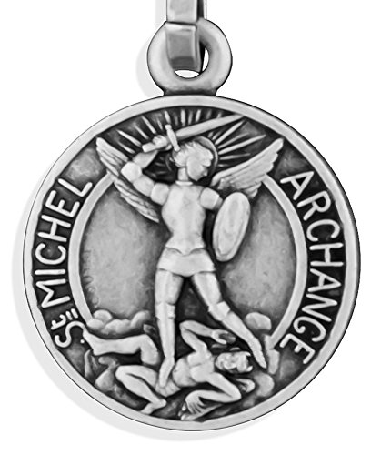 【中古】【未使用・未開封品】Saint Michael the Archangelメダル???シルバーメッキ
