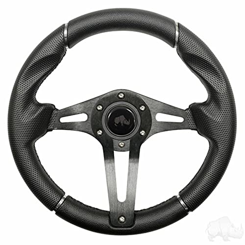 【中古】【未当て嵌める・未開封品】RHOX チャレンジャー ゴルフ手押し車 手持ち部分 - ブラックグリップ/ブラックスポークス