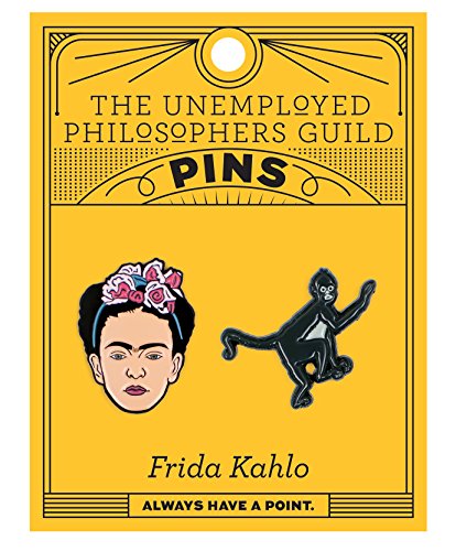 【中古】【未使用・未開封品】Frida Kahlo & Monkey Twin Pin Set - Badge / Pin / Lapel Pin by Unemployed Philosophers Guild