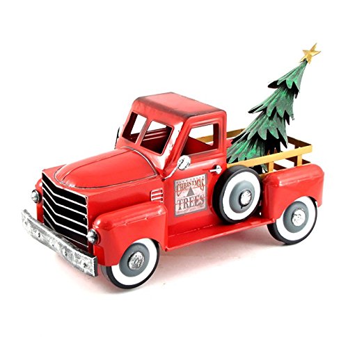 【中古】【未使用・未開封品】Zaer Ltd.メタルホリデートラック 取り外し可能なクリスマスツリー付き(赤)｜AJIMURA-SHOP 41,275円