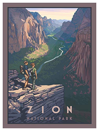 【中古】【未使用・未開封品】Zion Canyon、ザイオン国立公園旅行アートプリントポスターby {アーティスト。fullname } ( { outputsize。shortdimensions } ) 9x12 inch PB-46 28,728円