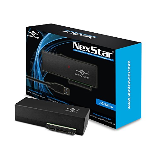 【中古】【未使用・未開封品】Vantec CB-ST00U3 NexStar USB 3.0 - SATA 6Gbps 光学/ストレージアダプター ブラック