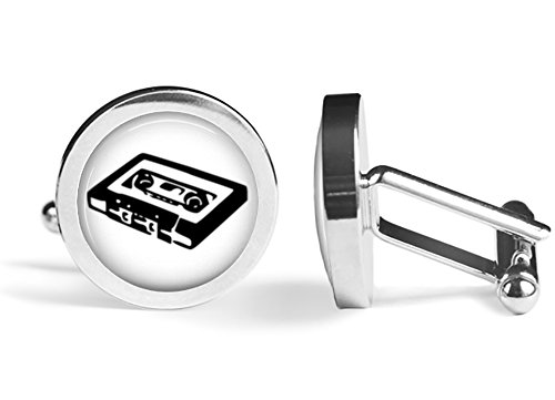 【中古】【未当て嵌める・未開封品】レトロカセット快い音カフスリンク( Angled Edition )