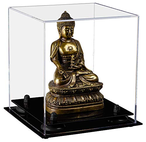 【中古】【未使用・未開封品】多目的ディスプレイケース デラックス アクリル製 万能ケース ライザー付き 7.6"L x 7.6"D x 8.6"H｜AJIMURA-SHOP